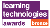 Logo for Learning Technologies Bronze Award.