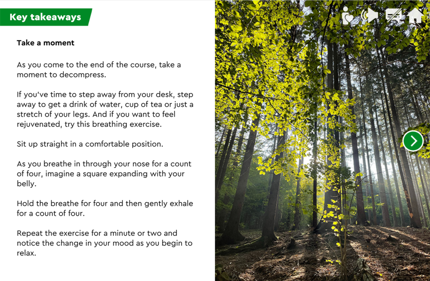 Advice for learners who have completed the course'