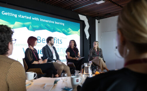 Panellists at the Immersive Learning Masterclass.