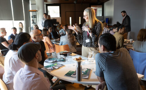Attendees at the Immersive Learning Masterclass.