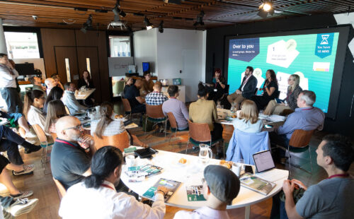 Attendees at the Immersive Learning Masterclass.